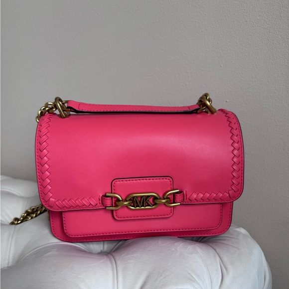 Michael Kors Handbags - NWOT Michael kors Heather Large Leather Shoulder Bag